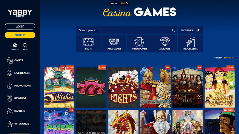 Review of Yabby Casino Site